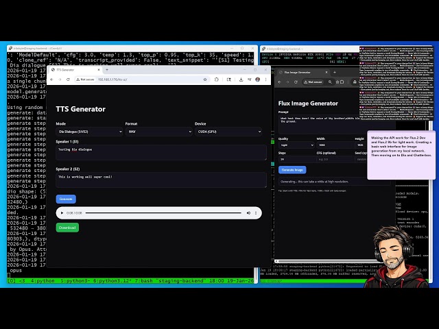 Building a Local AI Server from Scratch, Part 3 Flux Web Interface and Dia/ChatterBox TTS