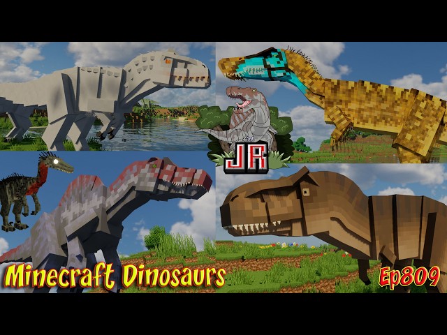 Jurassic Returned Mod | JAVA 1.20.1 | Minecraft Dinosaurs Ep809