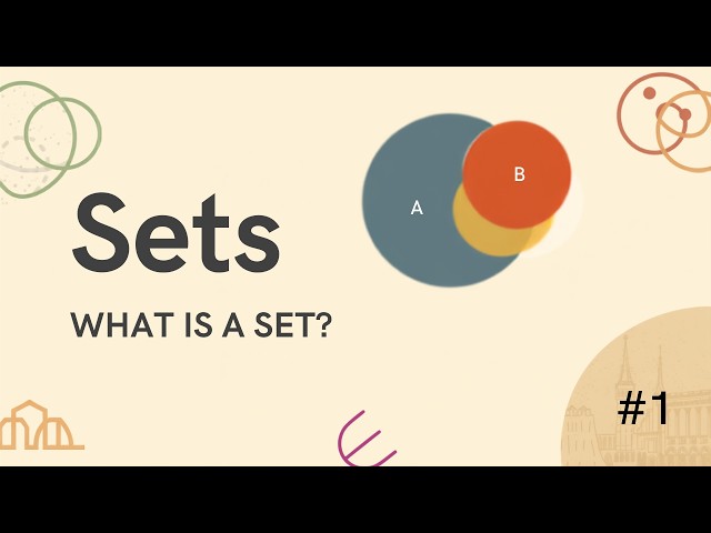 Introduction to Sets | Roster & Set-Builder Forms | 1