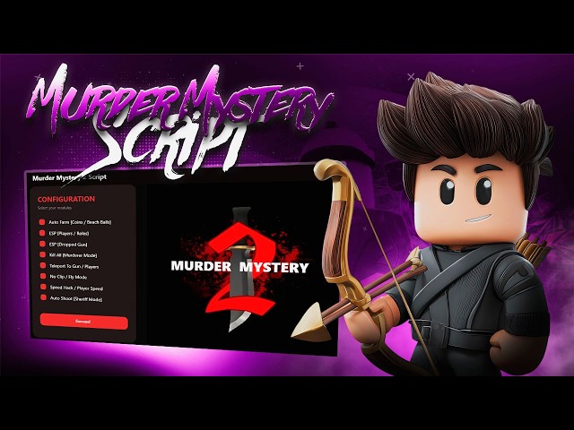 YEP Best Mm2 Script SUMMER UPDATE AUTO FARM SCRIPT | MURDER MYSTERY 2 SCRIPT | KEYLESS!