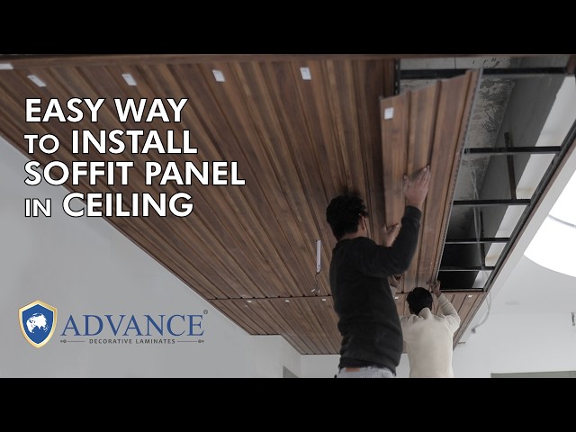 Step by Step processs to install Advance soffit ceiling panels