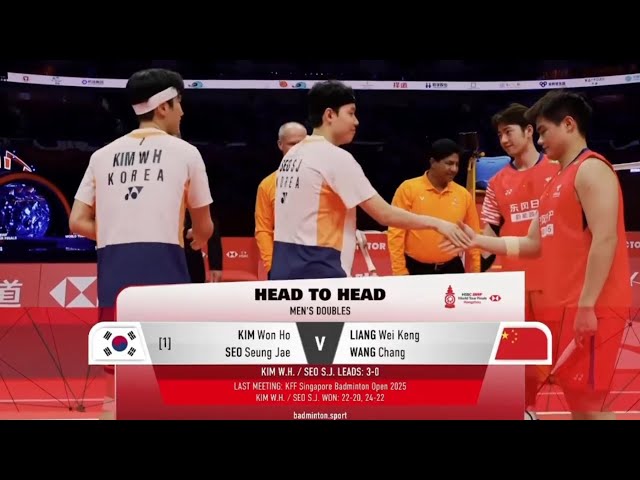 Kim - Seo (KOR) vs Liang - Wang (CHN) World Tour Finals 2025 | FINAL MD