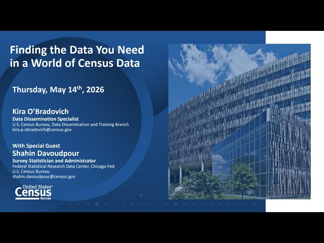 Finding the Data You Need in A World of Census Data