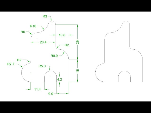 AutoCAD 2D Drawing Tutorial for Beginners - 33 | Step-by-Step Practice | Bottle | Water Bottle