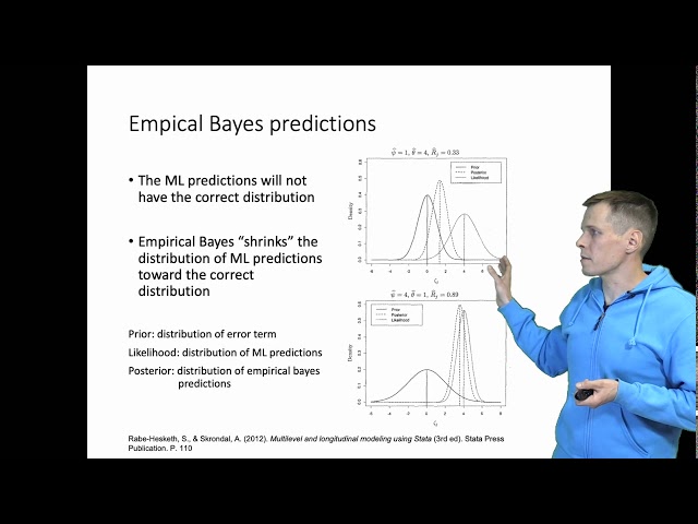 Predicting random effects