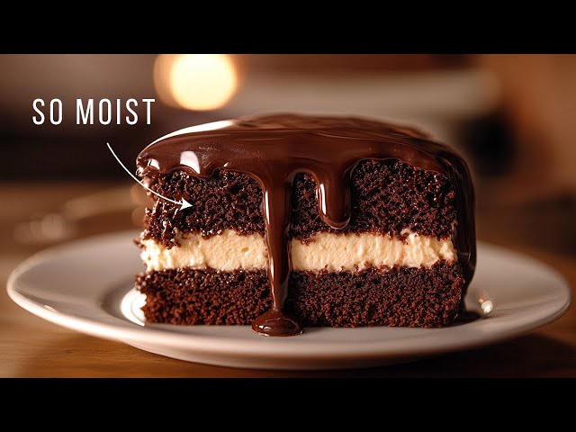 Chocolate Cake That’s Moist, Creamy & Effortless — Like Magic