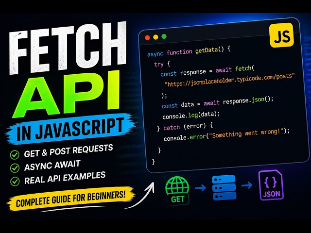 How to Use Fetch API in JavaScript | Complete Beginner Guide
