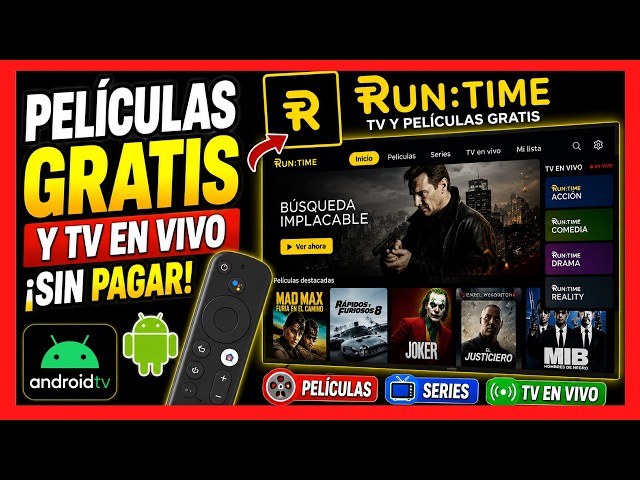 😱😊How to Watch Movies and TV for FREE on Android TV with Runtime 2026😉