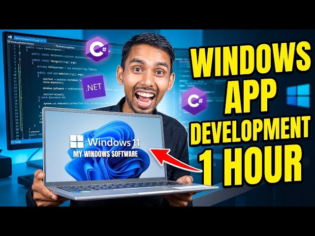 Complete Windows App Development using C# in 1 Hour | Build Your First Desktop App!