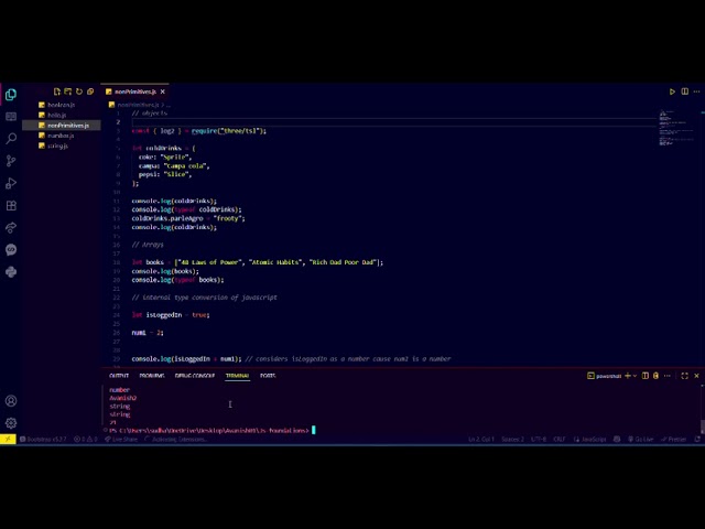 Day 22 | Full JavaScript Revision 🚀 Data Types, Loops, Conditionals + Problem Solving