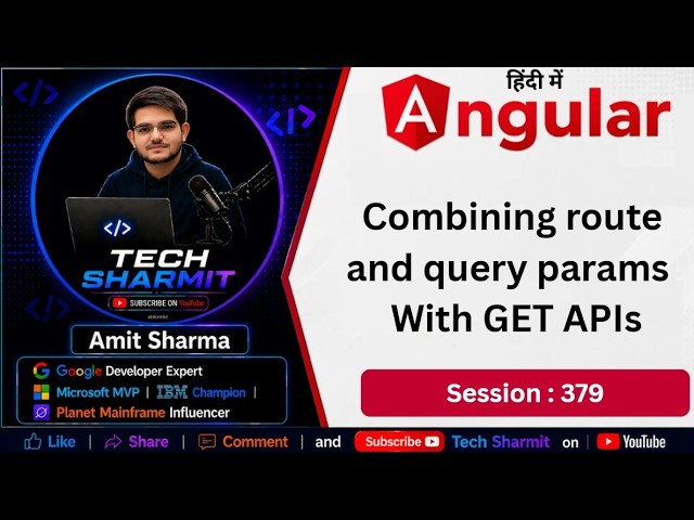 Route Params and Query Params together with API in angular | HttpClient | Angular Tutorial (Ep-379)
