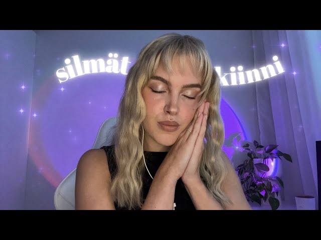 ASMR SUOMI seuraa mun ohjeita silmät kiinni 😴 | eyes closed instructions in finnish | whispered