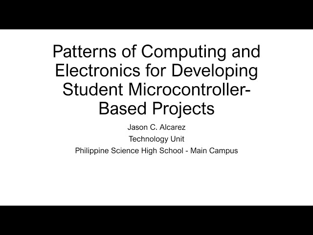 CSTA 2023 Poster Presentation Jason Alcarez