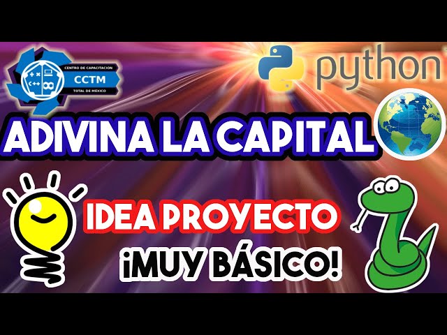 🌎 World Capitals | Mini-game | If | Python from scratch | Very basic! | Part 1