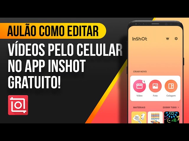 Como EDITAR VÍDEOS PELO CELULAR com aplicativo INSHOT | AULÃO PASSO A PASSO