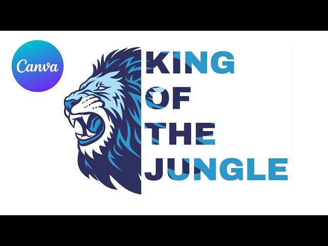 Half Face Typography Effect in Canva – Easy Text Trick!