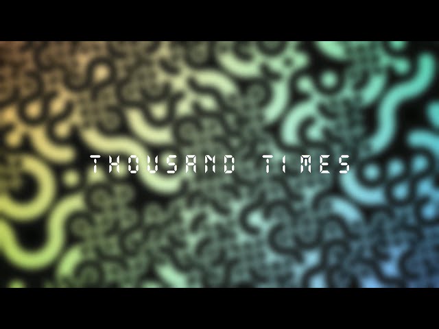 "Thousand Times" Dancehall Riddim