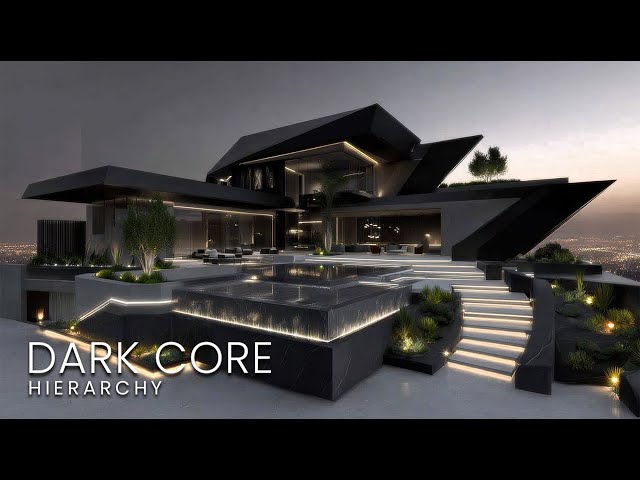 Dark Core Hierarchy: Angular Black Mansion Built for Power and Presence