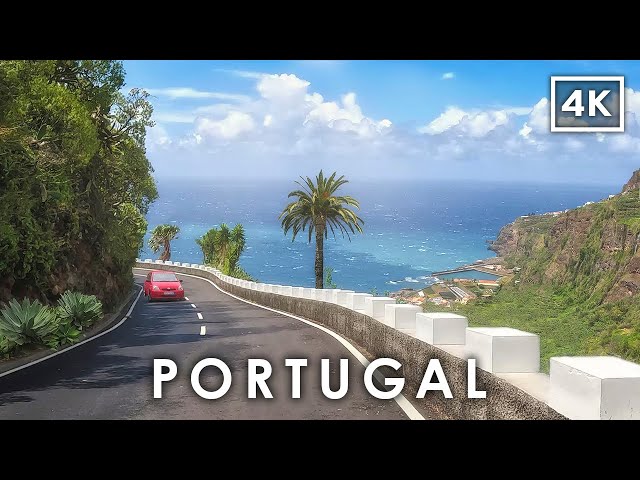 4K Driving in PARADISE 🌴 | Scenic Road Trip in Madeira, Portugal 🇵🇹