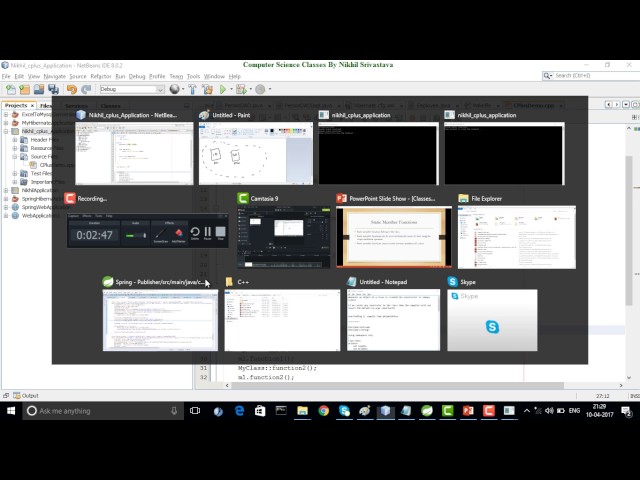 understanding Static Functions In C++