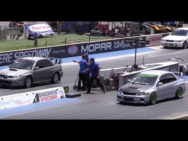 Mitsubishi EVO 9 vs Subaru STI