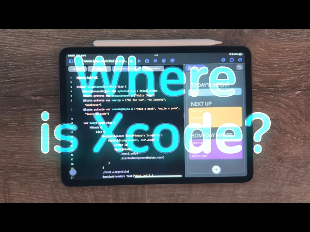 Swift Playgrounds is great, but WHERE is Xcode for iPad?
