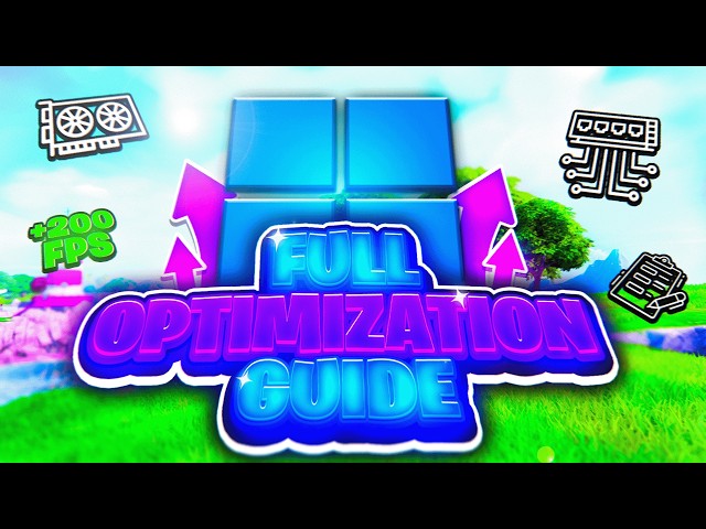 The ONLY Fortnite Optimization Guide You Will Ever Need in 2026 *Insane Results*
