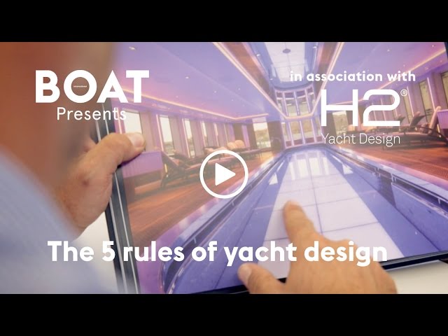 The 5 rules of yacht design