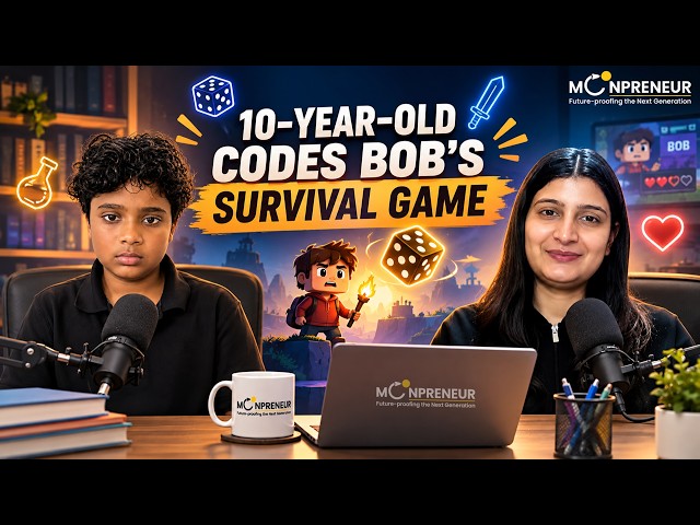 From Gamer to Game Developer! | 10-Year-Old Codes a micro:bit Survival Game | Podcast