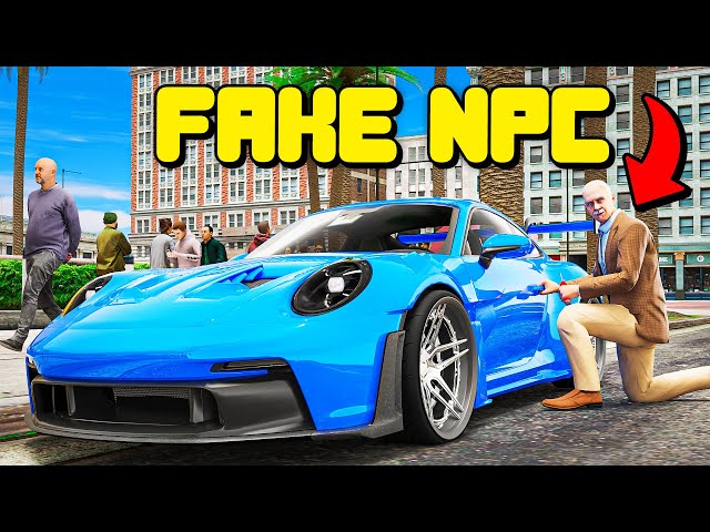 Becoming An NPC To Steal Cars In GTA 5 RP