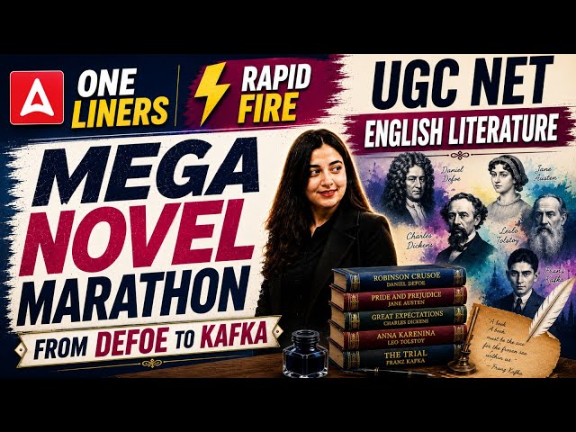 UGC NET English Literature Marathon | Important Novels For UGC NET English By Aishwarya Mam