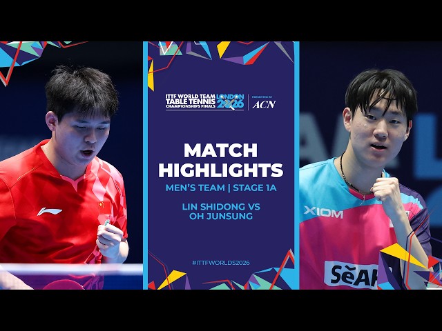 Lin Shidong vs Oh Junsung | MT - Groups | #ITTFWorlds2026
