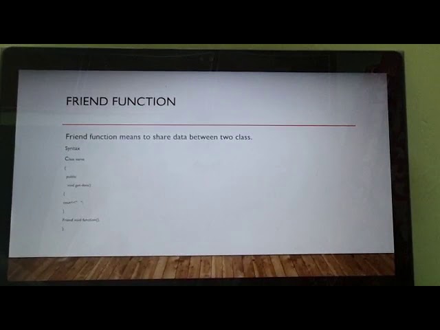 Friend Function in C++ | C++ Programming