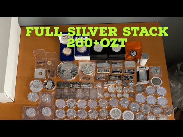 Full Silver Stack 200+ Oz | Tons of Vintage & a Little Gold
