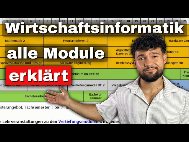 Das GANZE Wirtschaftsinformatik Studium - Der ultimative Guide!