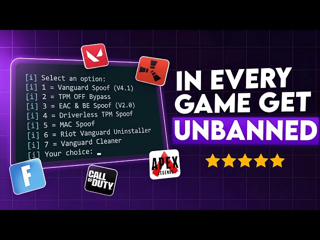 HWID Spoofer Tutorial: How To Get Unbanned From Any Game In 1 Minute!