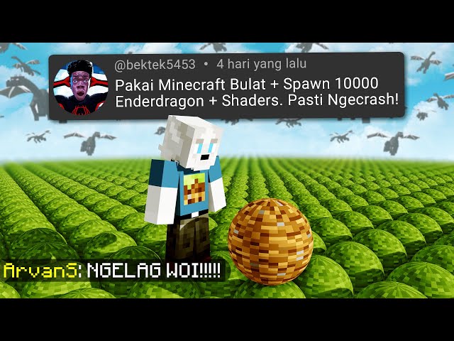 GW MENYIKSA PC DEWA GW, DENGAN IDE MINECRAFT KONYOL KALIAN!