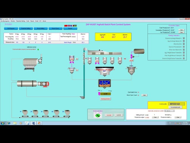 Asphalt Plant “Smart Brain”: Computer System for Precise Material Control & Efficient Production