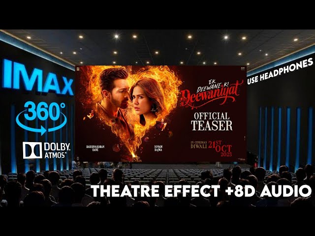 EK DEEWANE KI DEEWANIYAT - Official Teaser | Harshvardhan, Sonam Theatre Experience Dolby Surround