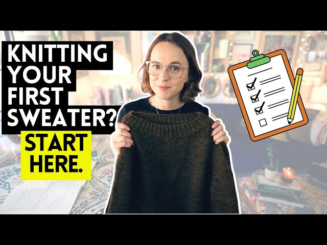 Watch this before you knit your first sweater.  👍 #knittingpodcast