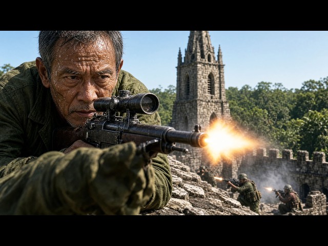 60‑year‑old veteran cornered by enemies— brutal sniping in full fury!