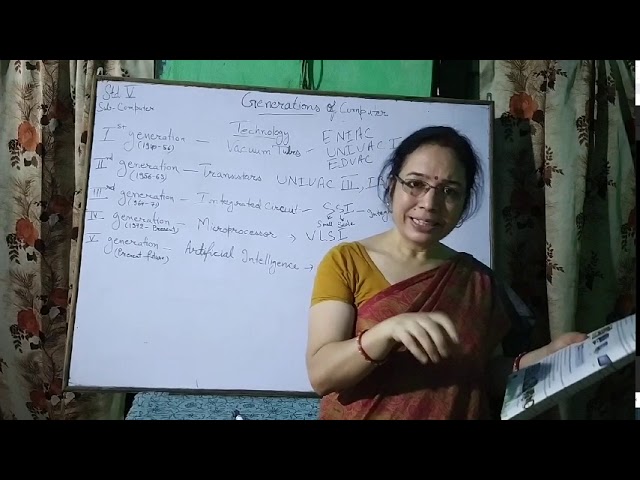 Std5  chapter 1(5th generation computer+characteristics of computer)
