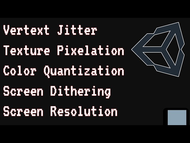STEP BY STEP Unity PSX Graphics with ShaderGraph | Unity Tutorial