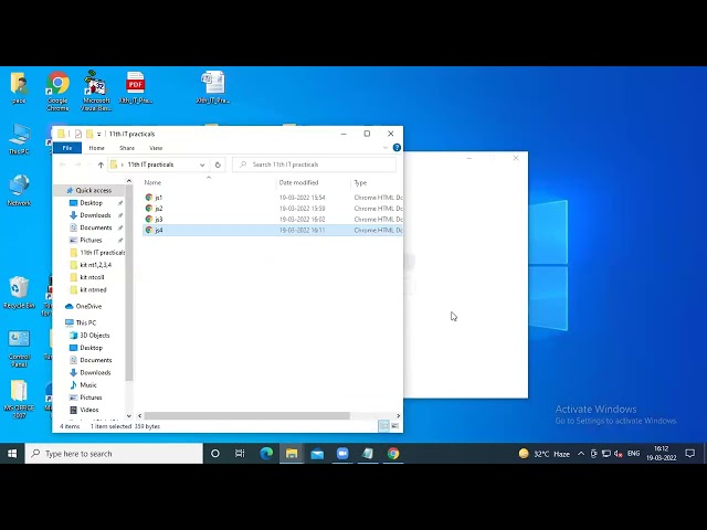 Information Technology Practical 11th standard 