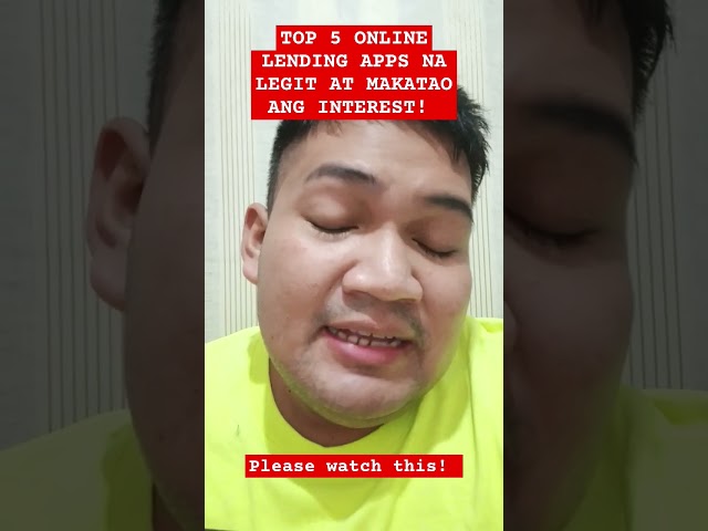 TOP 5 ONLINE LENDING APPS 2024- PLEASE WATCH THIS! #lending #trending #loanapp #shorts