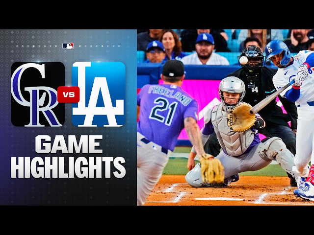 Rockies vs. Dodgers Game Highlights (5/26/26) | MLB Highlights