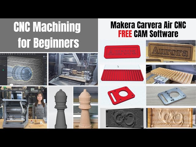 CNC Machining for Beginners: How to Use CAM Software with the Makera Carvera Air CNC Machine