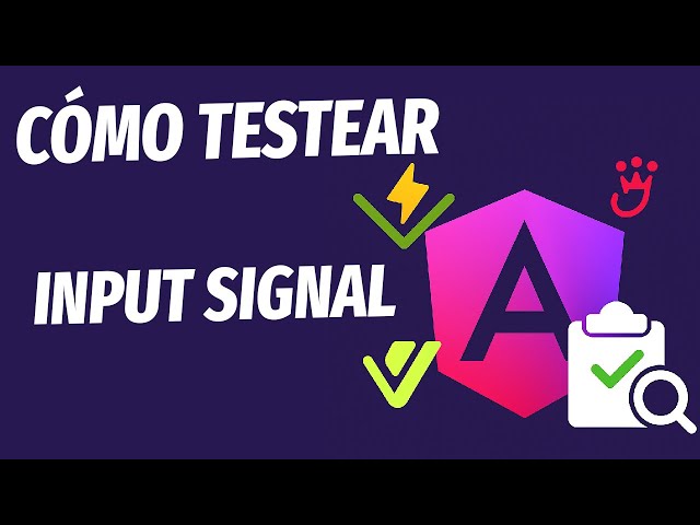 Input Signal en Angular con Testing Library y Jest- Unit test