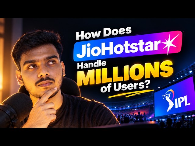 How Does Jio Hotstar Handle Millions of Users? | System Design #4