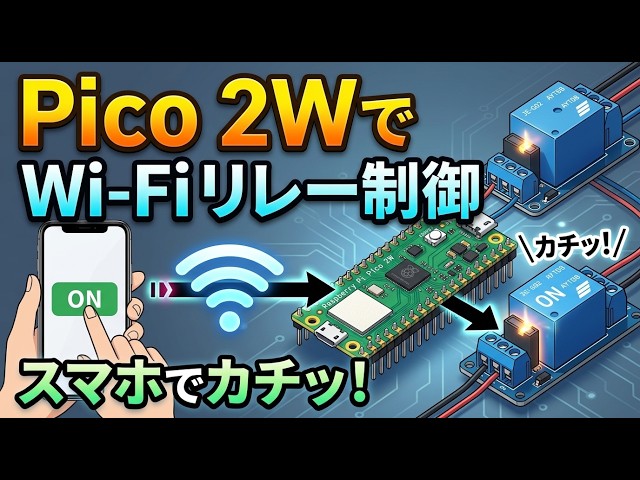 Wi-Fi Relay Control with Raspberry Pi Pico 2W